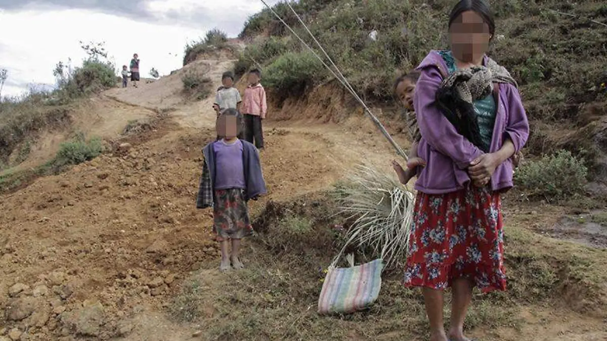 niños la montaña